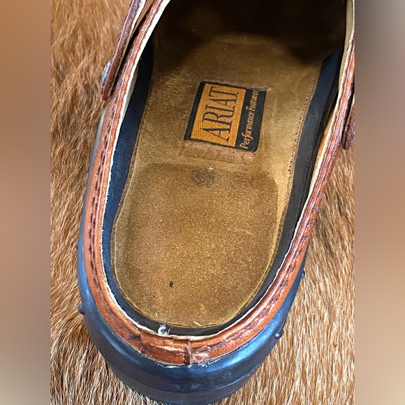 Ariat Mule Clogs Brown Leather Western Country Rodeo Sling Back Women’s  7.5 B - Picture 13 of 13